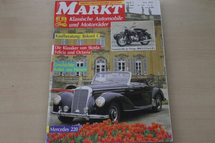 Deckblatt Oldtimer Markt (05/1991)